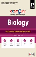 Examguru CBSE Class 12 Biology Chapterwise & Topicwise Question Bank Book for 2022-23 Exam (Includes MCQs, Previous Year Board Questions)