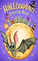 Toddlers Halloween Coloring Book Ages 2-4