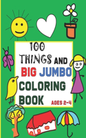 100 things BIG and JUMBO Coloring Book