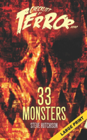 Checklist of Terror 2020: 33 Monsters (Large Print)(5 Checklist of Terror 2020: Classified)