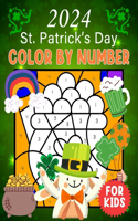 2024 St. Patrick's Day Color By Number For Kids