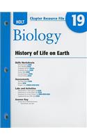 Holt Biology Chapter 19 Resource File: History of Life on Earth