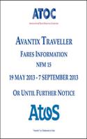 Avantix traveller fares information NFM 15: 19 May 2013  - 7 September 2013 or until further notice