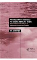 Preconcentration Techniques for Natural and Treated Waters
