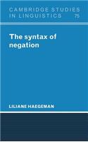 The Syntax of Negation