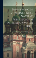Erinnerungen von einer Reise nach St. Petersburg im Jahre 1814, Zweiter Theil