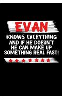 Evan Knows Everything And If He Doesn't He Can Make Up Something Real Fast