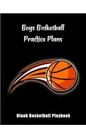 Boys Basketball Practice Plans: Blank Basketball Playbook