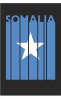 Retro Somalia Planner - Somalian Flag Diary - Vintage Somalia Notebook - Somalia Travel Journal