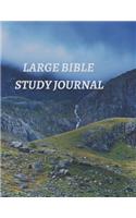 Large Bible Study Journal: 116 Pages Formated for Scripture and Study!