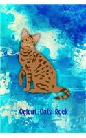Ocicat Cats Rock: Pocket Gift Notebook for Cat and Kitty Lovers