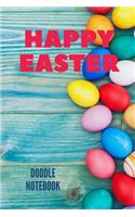 Happy Easter Doodle Notebook