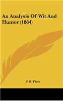 An Analysis of Wit and Humor (1884)