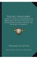 Negro Masonry