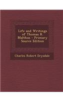 Life and Writings of Thomas R. Malthus