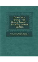 Dvn-I 'Avn. [Hrsg. Von Georg Jacob.] - Primary Source Edition