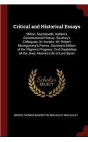 Critical and Historical Essays