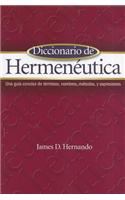 Diccionario de Hermeneutica: Una Guia Concisa de Terminos, Nombres, Metodos, y Expresiones