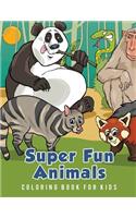 Super Fun Animals Coloring Book for Kids