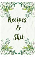 Recipes and Shit Cooking Lover