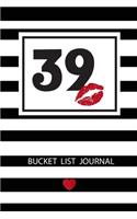 39 Bucket List Journal