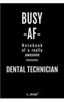 Notebook for Dental Technicians / Dental Technician
