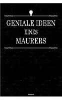 Geniale Ideen eines Maurers Notizbuch