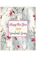 Happy New Year 2020 Standard Diary