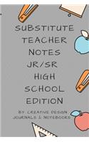 Substitute Teacher Notes