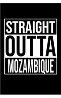 Straight Outta Mozambique: Blank Notebook - Black History Month African Wide Ruled Lined Paper Notepad - Writing Pad for Writers from Africa - Note Taking - Assignments Taking