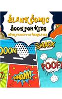 Blank Comic Book for Kids with Variety of Templates
