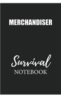 Merchandiser Survival Notebook: Small Undated Weekly Planner for Work and Personal Everyday Use Habit Tracker Password Logbook Music Review Playlist Diary Journal