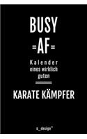 Kalender 2020 für Karate Kämpfer