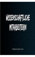 Wissenschaftliche Mitarbeiterin - Terminplaner 2020