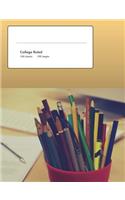 Color Full of Pencils Composition Book