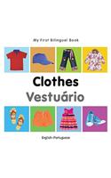 My First Bilingual Book-Clothes (English-Portuguese)