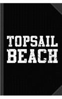 Topsail Beach NC Journal Notebook: Blank Lined Ruled for Writing 6x9 120 Pages