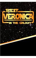 Best Veronica in the Galaxy: Handwriting Practice Paper for Kids Notebook with Dotted Lined Sheets for K-3 Students 120 Pages 6x9