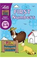 First Numbers Age 3-4