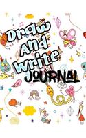 Draw And Write Journal: Primary Journal Notebooks Grades K-2 With Picture Space Half Lined (5/8" Wide)(Primary Notebooks)(V25)