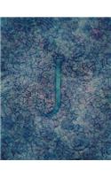 Monogram "J" Sketchbook: Blank Art Pad Notebook Journal(10 Monogram Water 150 Sketch)