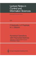 Numerical Operations with Polynomial Matrices
