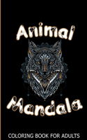 Animal Mandala Coloring Book For Adults