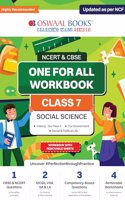 Oswaal NCERT & CBSE One for all Workbook | Social Science | Class 7 | Updated as per NCF | MCQ's | VSA | SA | LA | For Latest Exam