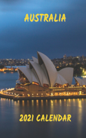 Australia Calendar 2021