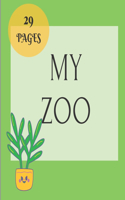 My Zoo: Fun With Names Animals And Learning Book for 2-5 Years Olds