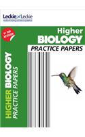 CfE Higher Biology Practice Papers for SQA Exams