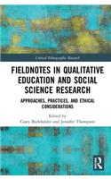 Fieldnotes in Qualitative Education and Social Science Research