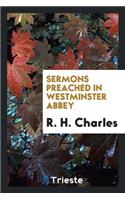 Sermons Preached in Westminster Abbey