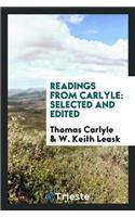 Readings from Carlyle: Selected and Edited